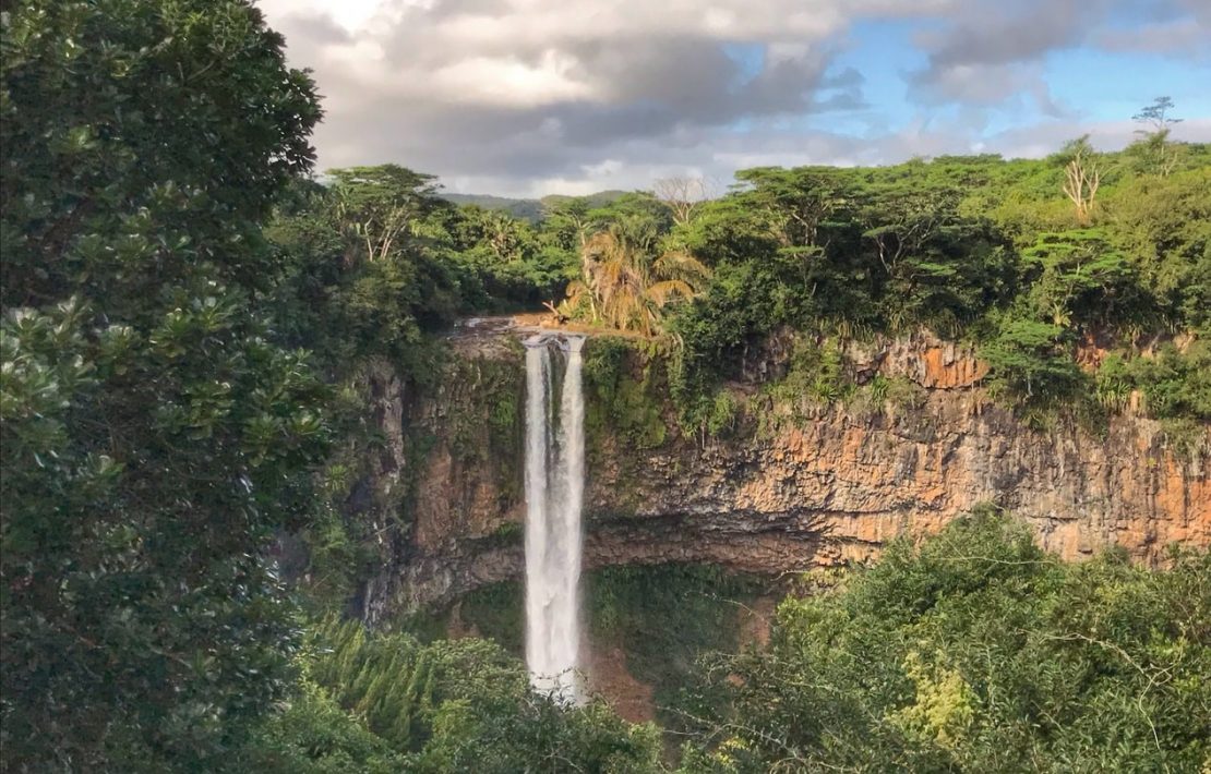 Waterval Op Het Eiland Mauritius