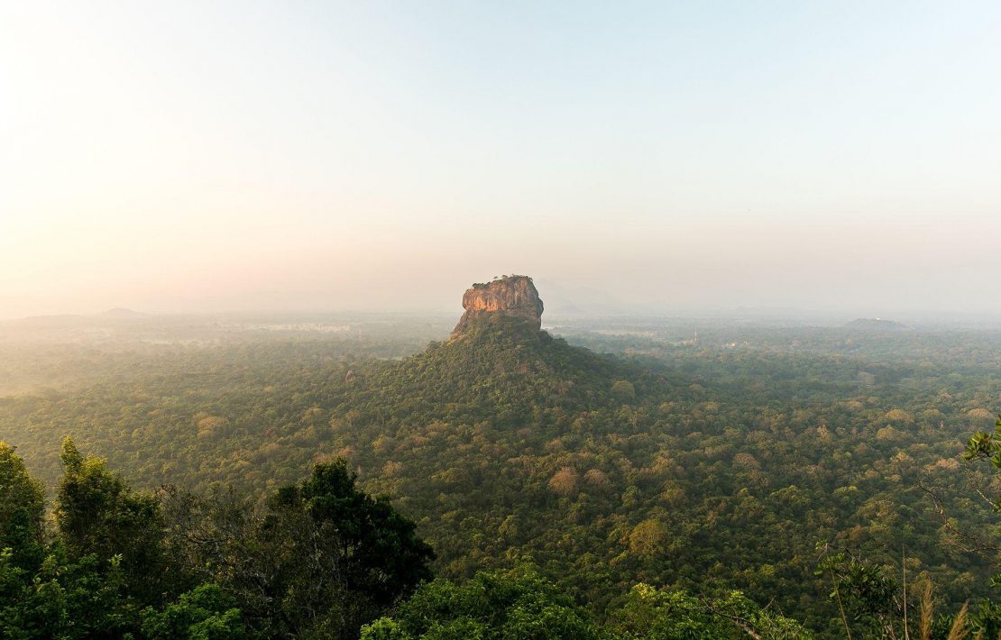 Lions Rock In Sri Lanka